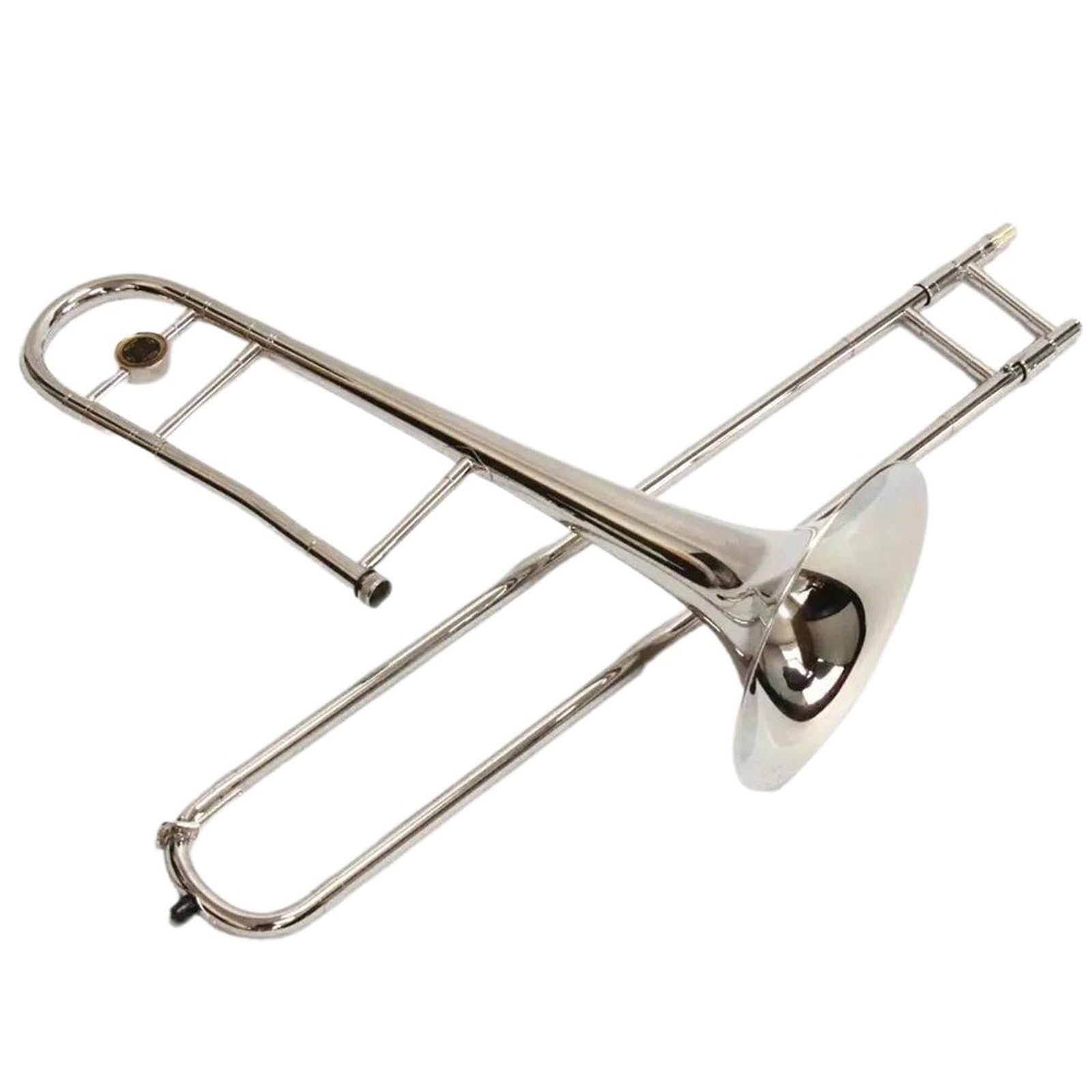 Trombón Tenor Trombón Tenor Profesional Con Vara De Llave En Si Bemol De Latón Amarillo Niquelado