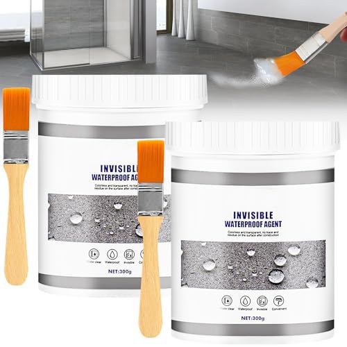 Jstbuy Label 600g Transparent Waterproofing Glue with Brush| Invisible Crack Sealant Waterproof Coating Agent Super Strong Gel Adhesive for Roof, Water Leakage Repair, Pipes & Window (Pack 2) (B0D8JHGRJX) Amazon Price History, Amazon Price Tracker