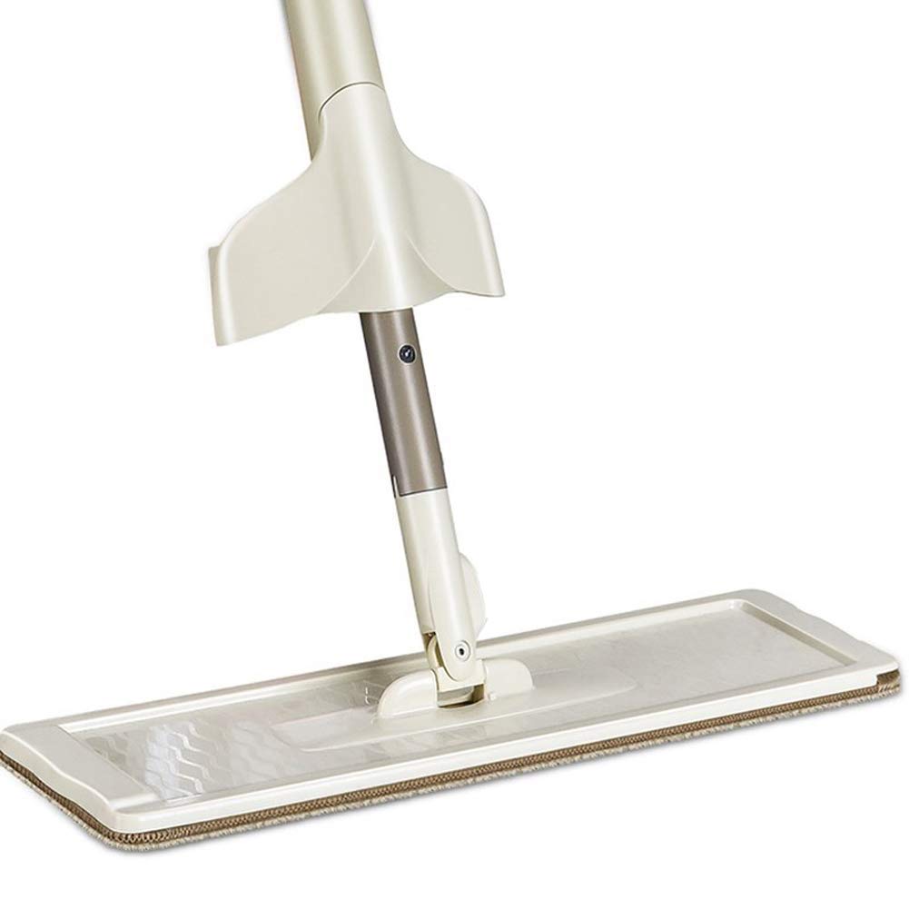 Mop per la Pulizia dei Pavimenti, tamponi in Microfibra Auto-strizzanti Manico Flessibile Mop per la Cucina del Soggiorno