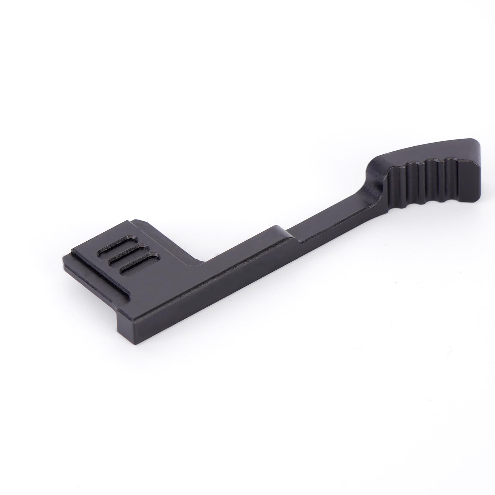 Agarre de metal para pulgar hacia arriba para cámara Panasonic LUMIX S9, agarre antideslizante para dedos de mano LUMIX S9, soporte de pulgar para fotografía con una sola mano (negro)