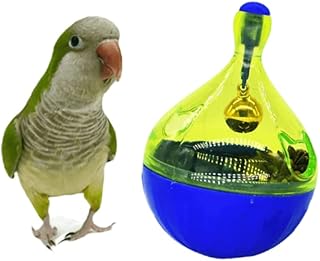 Bird Intelligence Toy, Parrot Feeder Toy Supplies Fun Training Leaking Food Items Budgie Cockatiel Foraging Development Intelligence Bird Toy (Small)