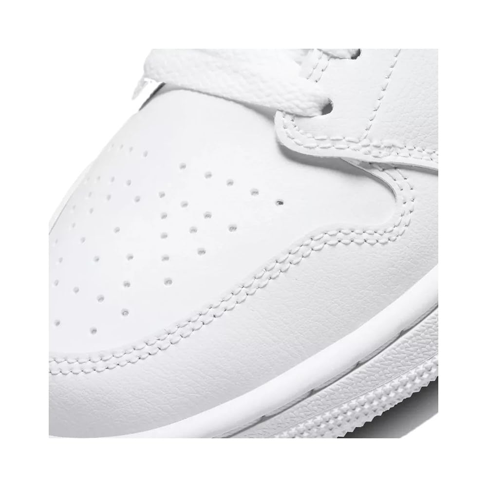 NIKE Wmns Air Jordan 1 Mid, Sneaker Mujer, White/White-White, 42 EU