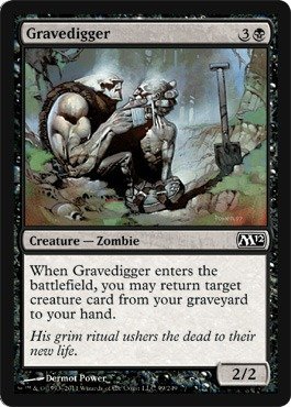 Amazon.com: Magic: the Gathering - Gravedigger - Magic 2012