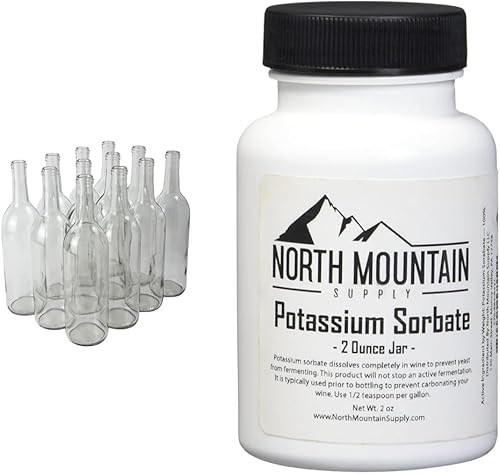 Miniatura 17 de FastRack - Botellas de vino transparentes de 25.4 onzas líquidas (paquete de 12) Botellas de licor de Burdeos W5 Botella vacía de 25.3 onzas