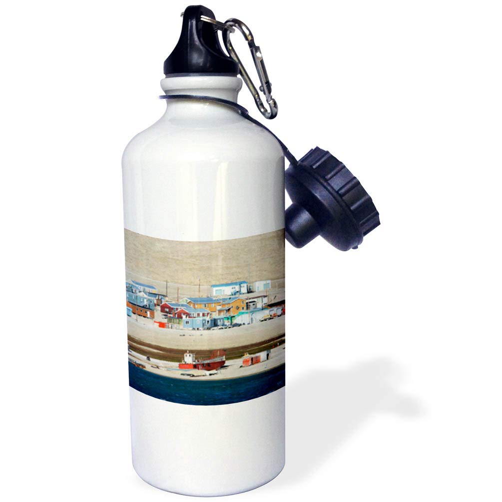 3dRose Inuit community of Resolute Bay Cornwallis Island Parry Channel at the Lancaster Sound Canada Sports Water Bottle