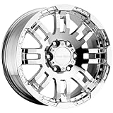 Vision Warrior 20 Chrome Wheel / Rim 6x5.5 with a 18mm Offset and a 106.2 Hub Bore. Partnumber 375-2983C18