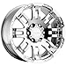 Vision Warrior 20 Chrome Wheel / Rim 6x5.5 with a 18mm Offset and a 106.2 Hub Bore. Partnumber 375-2983C18
