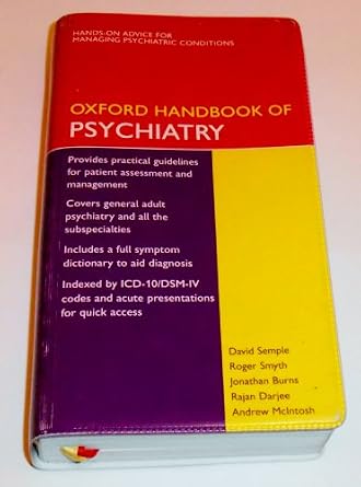 Oxford Handbook of Psychiatry (Oxford Handbooks Series): Amazon.co.uk ...