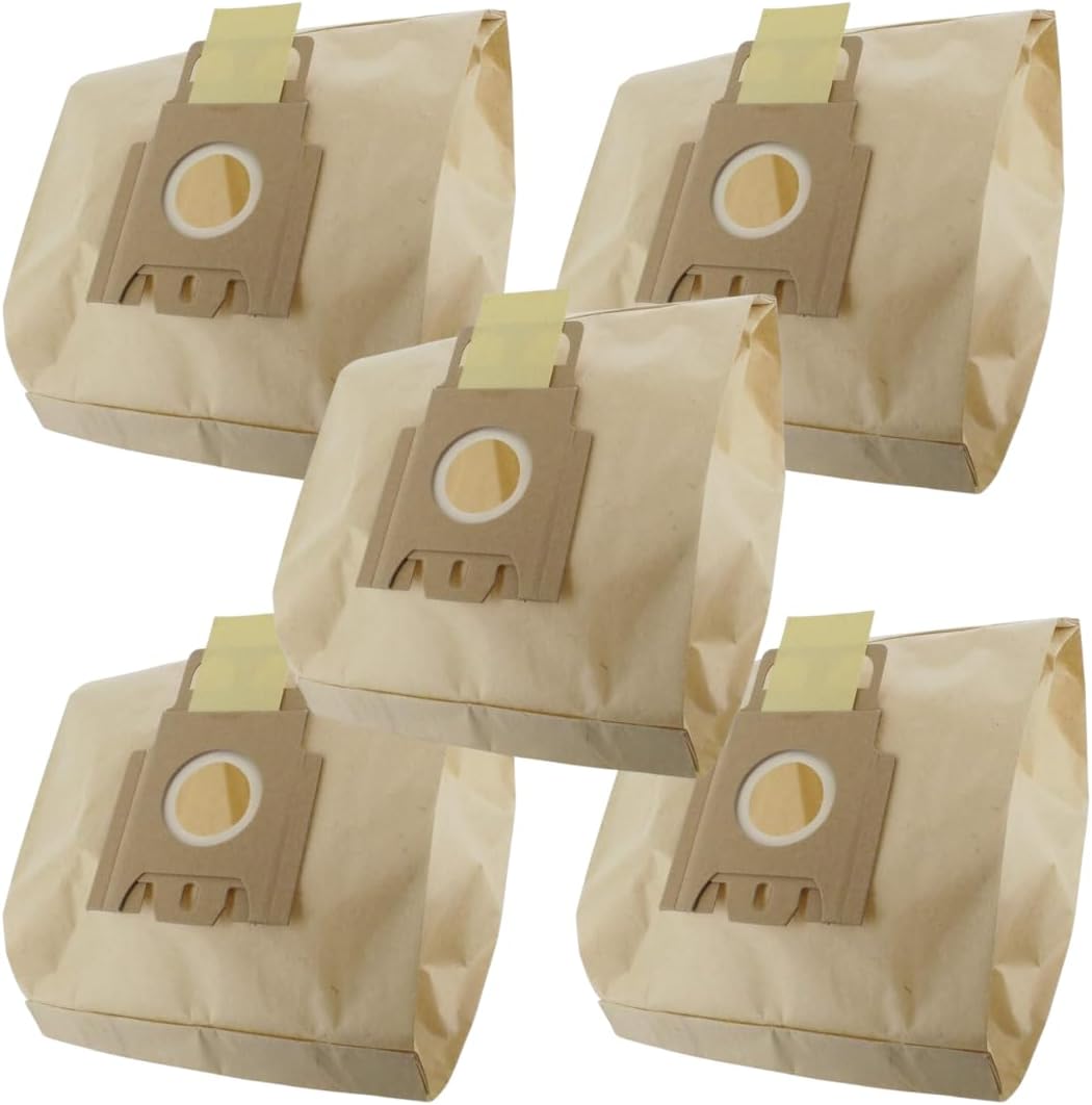 FIND A SPARE 5pcs Paper Vacuum Cleaner Bags for Hoover Enigma Power Cylinder Arianne, Amigo, Athos, Discovery, Dustman TC4210, Elios 1400, Octopus, Purepower Pets, Sensory, Telios Hoovers