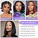 Bob Wig Human Hair 13X4 Lace Front Wigs Human hair 150% Density Short Straight Frontal Bob Wig HD Transparent Lace Frontal wigs Pre Plucked for Women Glueless Wigs With Baby Hair Natural black 10 Inch