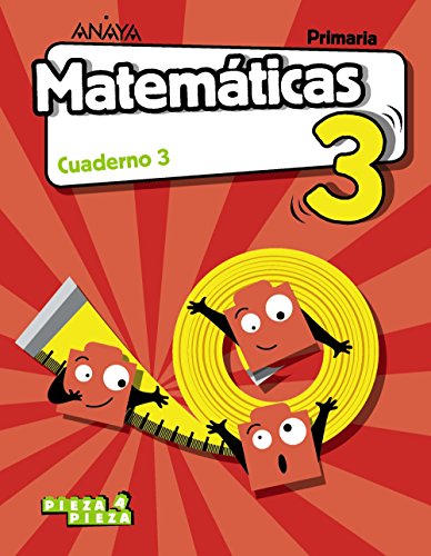 Portada de Matemáticas 3º Educacion Primaria Cuaderno 3 Madrid Cast Ed 2018