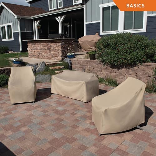 Modern Leisure Garrison Basics Patio Fire Pit Cover, 38\" Round, Black - Thumbnail 6