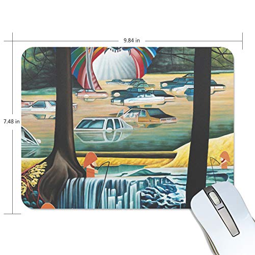 Preisvergleich Produktbild Malplee Mauspad für Laptop, Computer und PC, kunstvoll gestaltet, hochwertig, strukturiert, rutschfeste Gummiunterseite