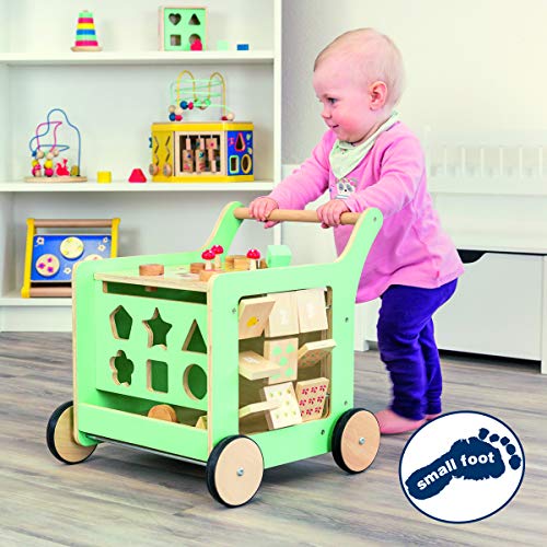 Small Foot 10947 Baby Walker Move it, gemaakt van 100% FSC-gecertificeerd hout, motoractiviteit speelgoed en wandelen… - Afbeelding 6
