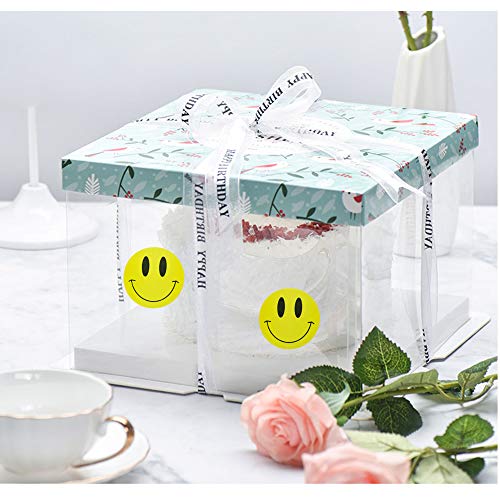 Hybsk 500Pcs Yellow Smiley Face Stickers 1.5 Inch Happy Face Stickers Teacher Reward Kids Encourage Labels #TOP4