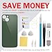UooFide Rear Back Screen Glass Replacement Cover Compatible with iPhone 13 6.1-Inches All Carriers (Green)