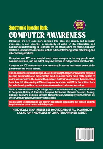 Image of Spectrum Computer Awareness Question Bank | Revised Edition 2026 | UGC NET Paper-1 | SSC | Banking | Railway | DSSSB | CPCT | State PCS | One Day ... | Paperback | Pradeep Gautam | March 16, 2026