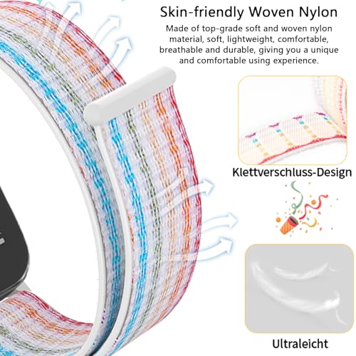 Harikiri Bracelet Compatible avec aeac IDW19,22 mm Bracelets Nylon Enfants pour Popglory P66/ T50S/T50H,TOOBUR/ENOMIR/Yoever/Gydom/Poounur/RUIMEN IDW13/IDW16/IDW18/IDW19/BW0/LW51/LW11/LW83 – vue 5