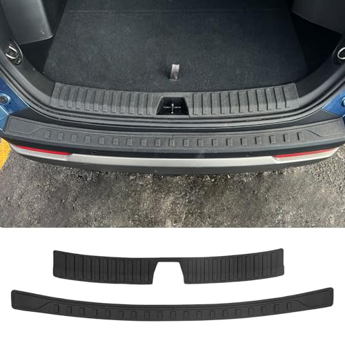 Maxzina Rear Bumper Protector Compatible with 2025 Chevrolet Equinox (Not for EV) TPE Rear Bumper Guard Protection Anti-Scratch Internal & External Trunk Sill Cover for 2025 GMC Terrain Accessories