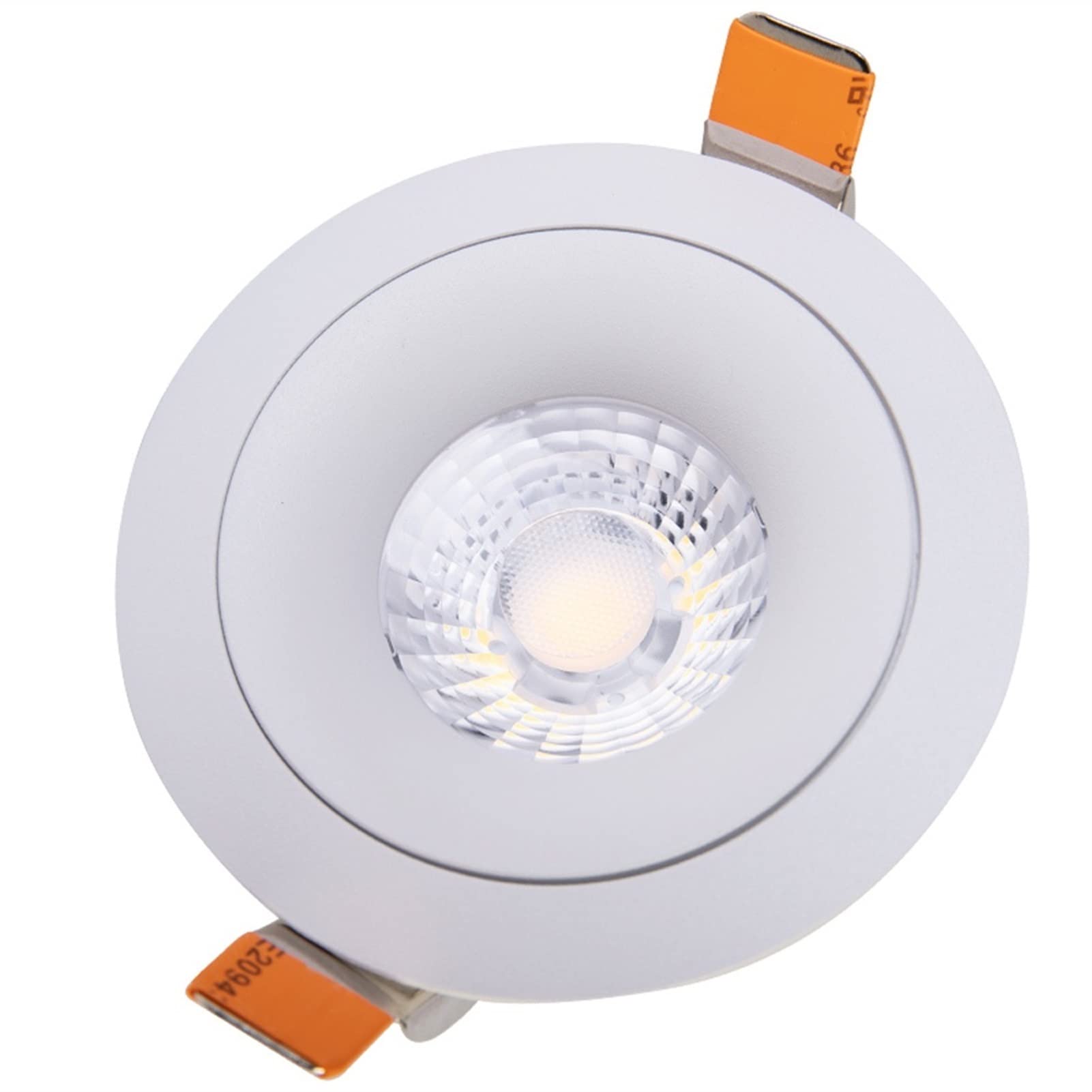 Aplique de pared europeo 5W 10W Luces de techo Empotradas con clasificación de fuego Ahorro de energía Downlights LED Agujero de corte de 75 mm Sin parpadeo Accesorios de iluminación Decoración de