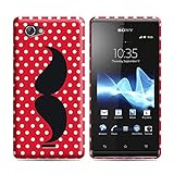 SQF-GSM Schutzhülle aus Gel für Sony Ericsson Xperia J ST26i, mit Displayschutzfolie