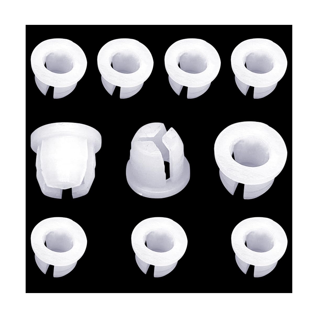 Mandark 10PCS Car Headlamp Assembly Grommet Retainer Clip Nut, OEM# N811169S Vehicle Headlight Mounting Grommet Retaining Clip Nuts, Auto Accessories Compatible with F150, Pickup, Tercel