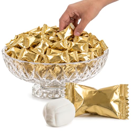 Stock Your Home Gold Wrapped Candy Butter Mints, Appx. 100 Count, Kosher