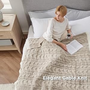 Bedsurecableknitthrowblanketforcouchbedchenillechunkyknitthrowblanketforwinterandallseasonssoftcozyandwarmbeige50x60inches  Urban Country Home Decor Bedsure cable knit throw blanket for couch bed chenille chunky knit throw blanket for winter and all seasons soft cozy and warm beige 50×60 inches  urban country home decor