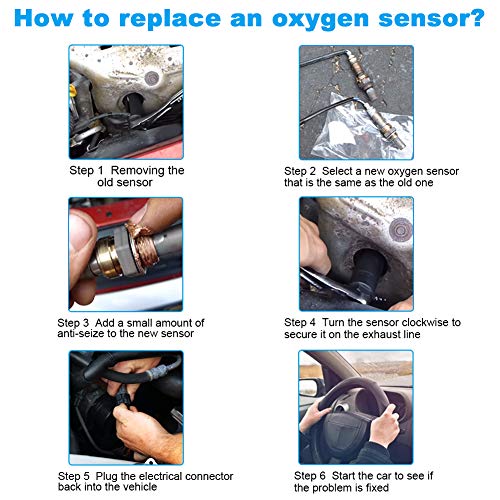 Sensor de Oxígeno JDMON Compatible Chevrolet GMC Set 4 miniatura 7