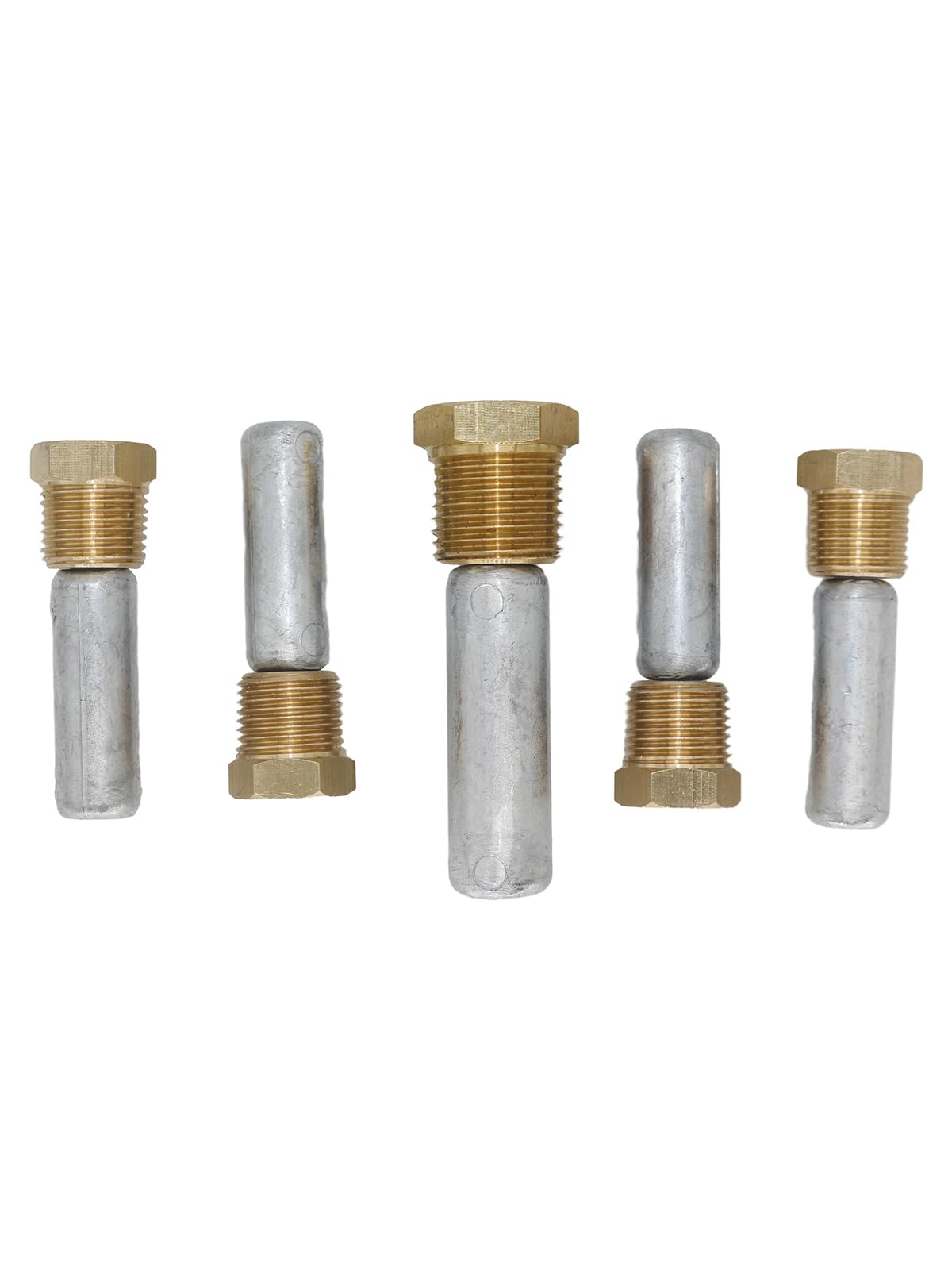 Lot de 5 anodes en zinc pour moteurs Yanmar 6LY 6LPA 6LP et certains moteurs 4LHA 119574-18790 119574-44150