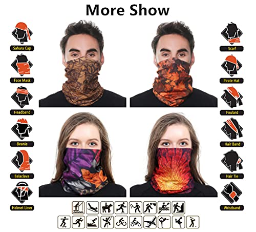 Image of VANCROWN Headband Neck Gaiter Head Wrap Headwear Face Mask Magic Scarf Bandana for Men and Women