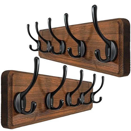 WEBI Percheros Pared Madera,44cm Colgador