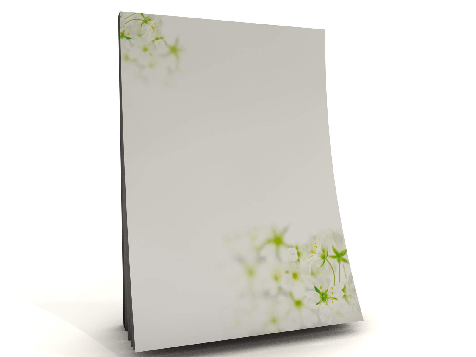 Bloc-notes A5 Papier à motif printemps 50 feuilles 90 g/m² Paperandpicture