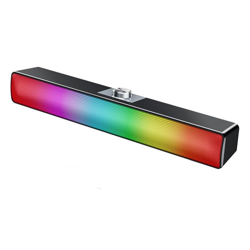 Głośnik komputerowy USB Bluetooth LED Subwoofer Bass Speaker Surround Sound Box do komputera laptopa, telefonu, tabletu MP3 (wersja USB Bluetooth)