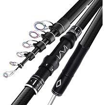 7Ft 9Ft 12Ft 13Ft 14Ft 15Ft Telescopic Fishing Rod Carbon Portable Spinning Fishing Pole for Boat Saltwater and Freshwater Surfcasting Baitcasting Rod Long Distance Throwing Fishing Rod