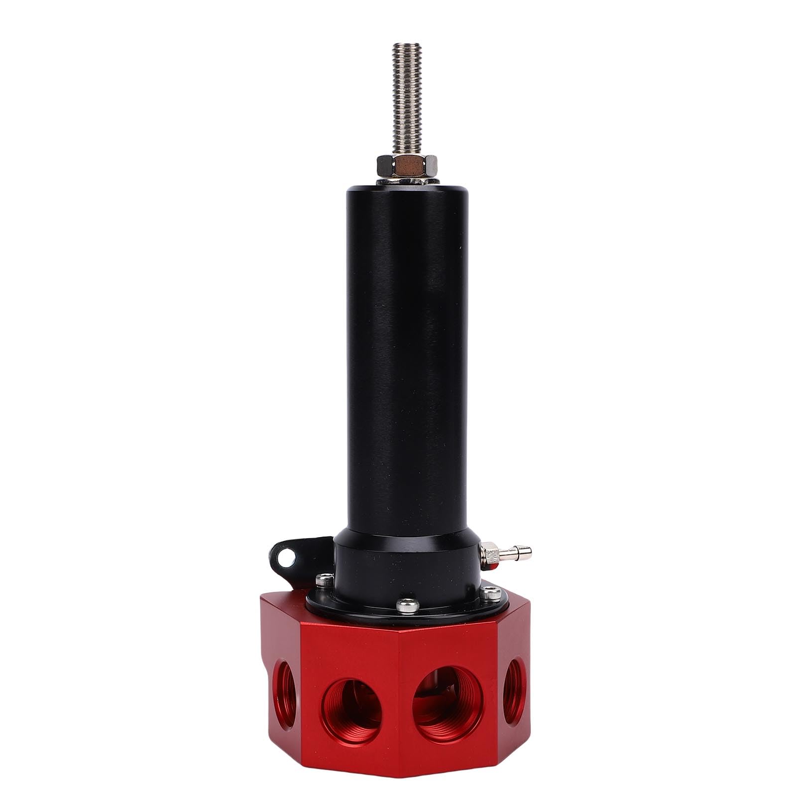 Keenso 13113 EFI Regulator Ciśnienia Paliwa 40-100 PSI Regulator Pompy Napędzanej Paskiem Mechaniczny Paliwa z Portem Azotu i Adapterami Przewodów Doładowania do