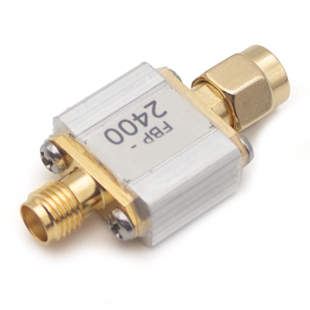 Filtro Passa-Banda 2.4GHz 2450MHz, per Anti-Interferenza WiFi/Bluetooth/Zigbee, Interfaccia SMA