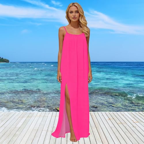 Robe dos nu rose de coupe cami avec finitions soignées - 2