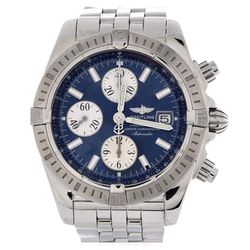 Pre-Loved Chronomat Evolution Chronometer Chronograph Automatic Watch Stainless Steel 44