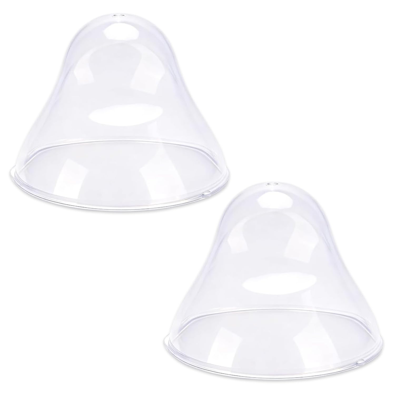 Baby Bottle Lids Replacement for Tommee Tippee, Leakproof Seal & BPA-Free Caps Replacement Designed for 5oz and 9oz Bottles for Feeding Tool Replacement Parts (2 PCS (Transparent))