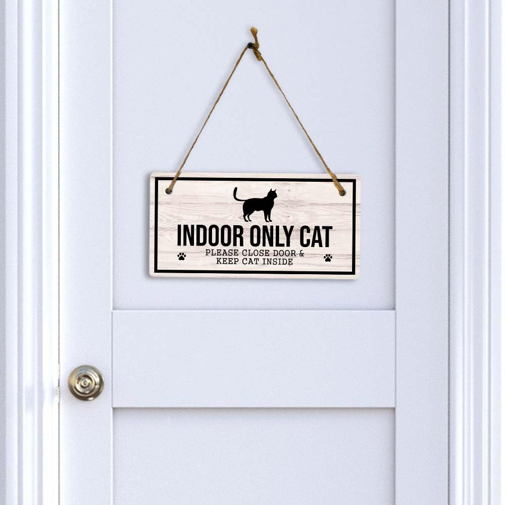 Placa Gato Indoor - Designer Paws Preto/Dourado - Médio