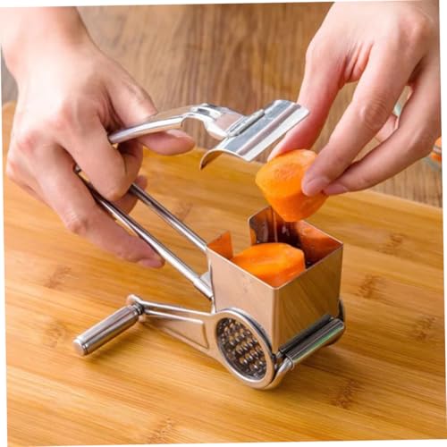 Rallador manual giratorio de queso con 4 cuchillas acero inox miniatura 5