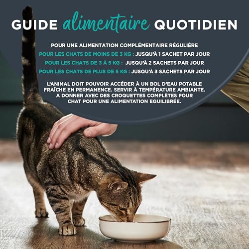Encore 100% Nourriture Humide Naturelle pour Chat, Assortiment de Poulet en Poches en Bouillon, 4 x 5 x 50g (Lot de 20 Poches) – Image 5