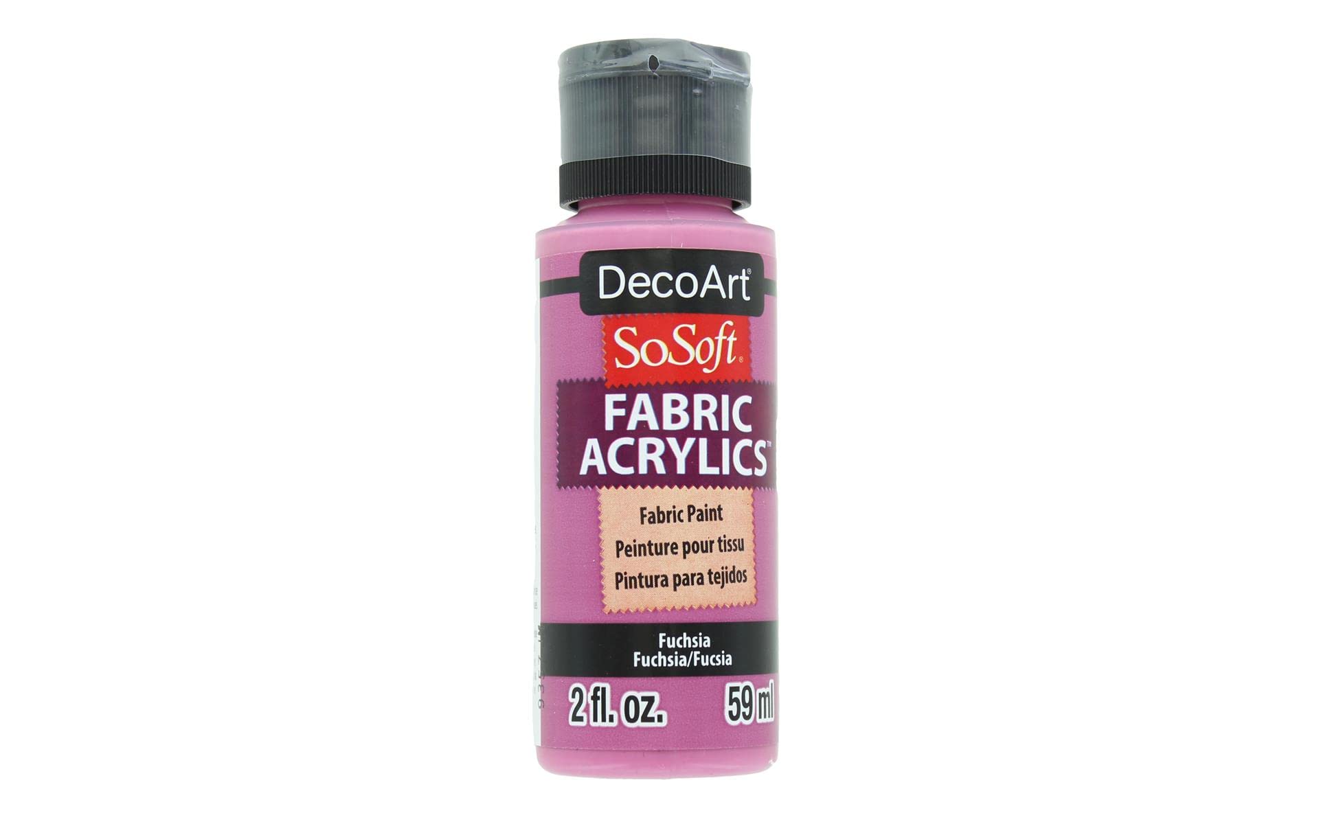 Decoart Fuchsia Deco Art Sosoft Fabric Paint One Size
