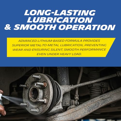 Image of MICHELIN White Lithium Grease Spray 400ml | Heavy-Duty Lubricant for Hinges, Bearings, Machines & Gears | Long-Lasting Protection Against Friction, Rust & Corrosion | Smooth & Noise-Free Performance