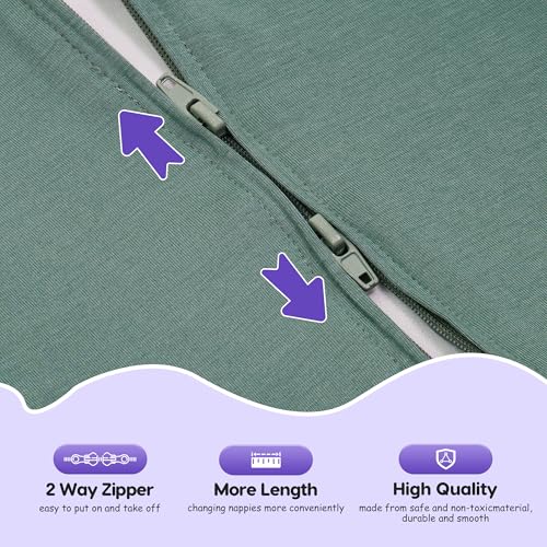Image of PuppyPaws Baby Sleep Sack, Transitional Swaddle, Swaddles for Newborns,1.0 Tog Sleep Sack 9-15 Months, Wearable Blanket Baby with 2-Way Zipper