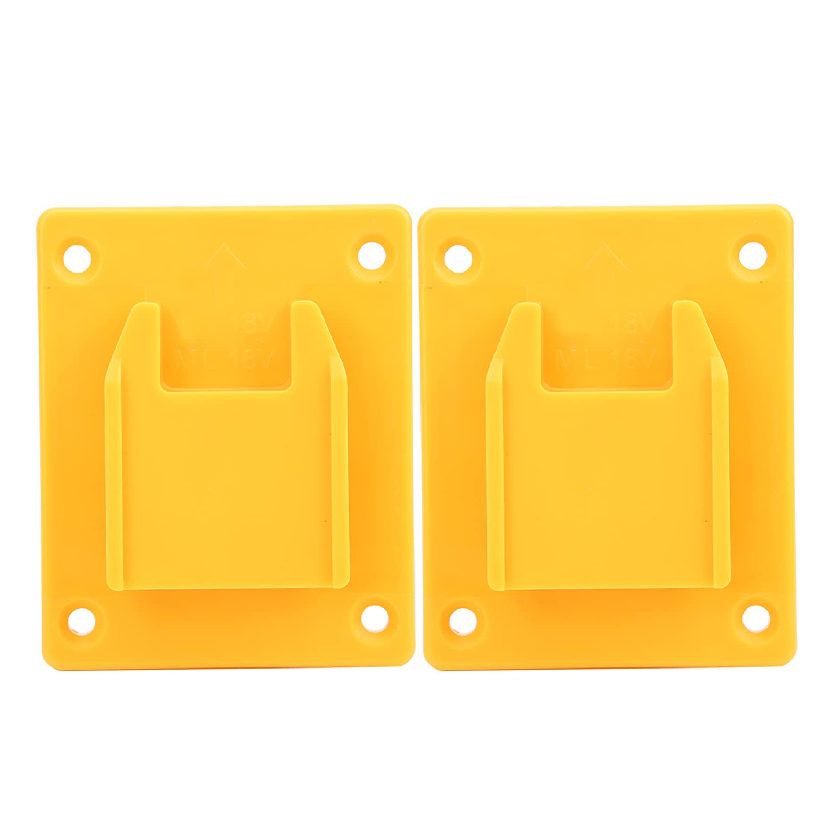 Fafeicy Base de Soporte de 2 Piezas, Base de Soporte de máquina de Herramientas eléctricas, Adecuado para M18 18V/DEWALT 20V(Amarillo)
