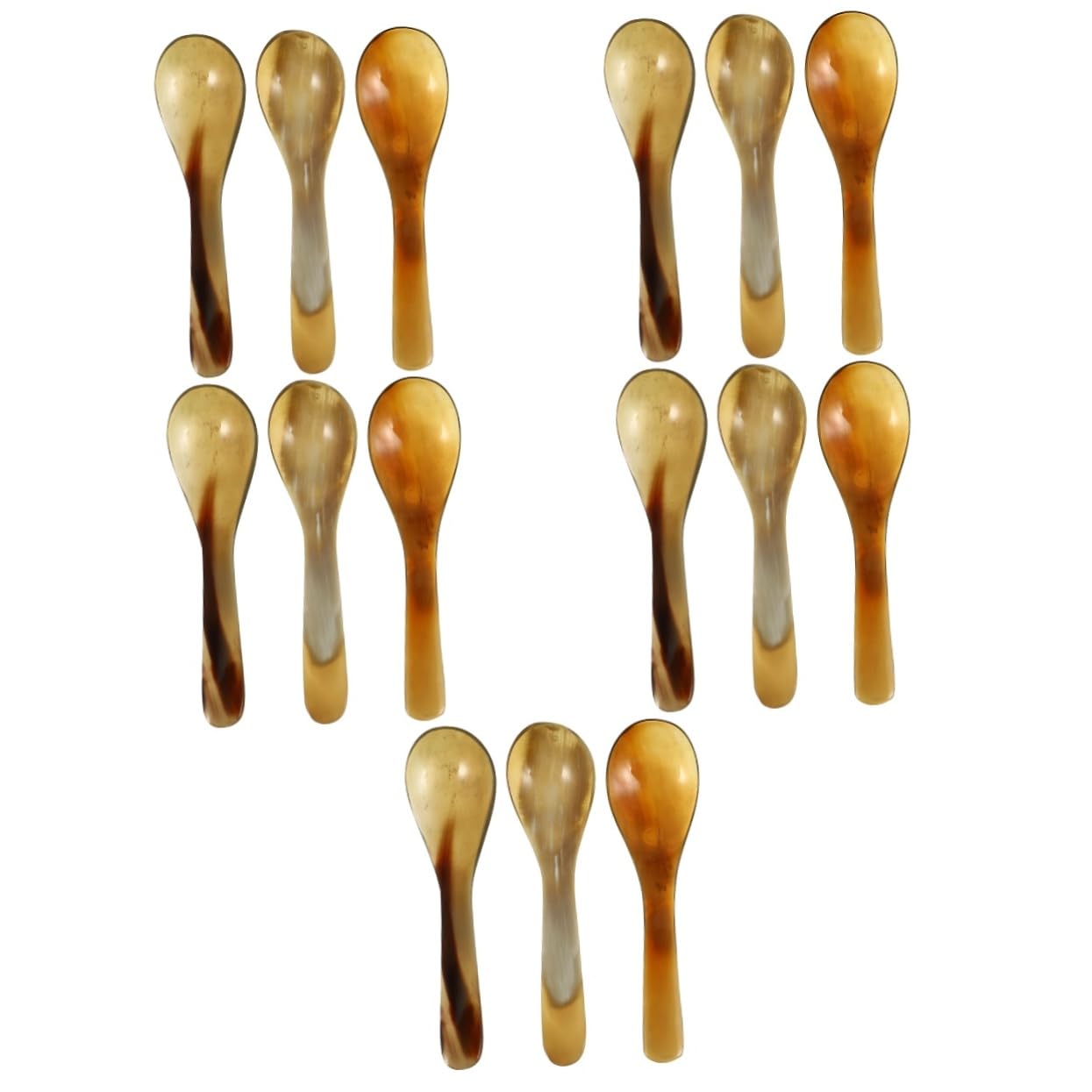 Lot De 5 Cuillères À Dessert Compactes Et Élégantes Pour Idéales Pour Servir Des Desserts 3 Pièces X 5 Pièces