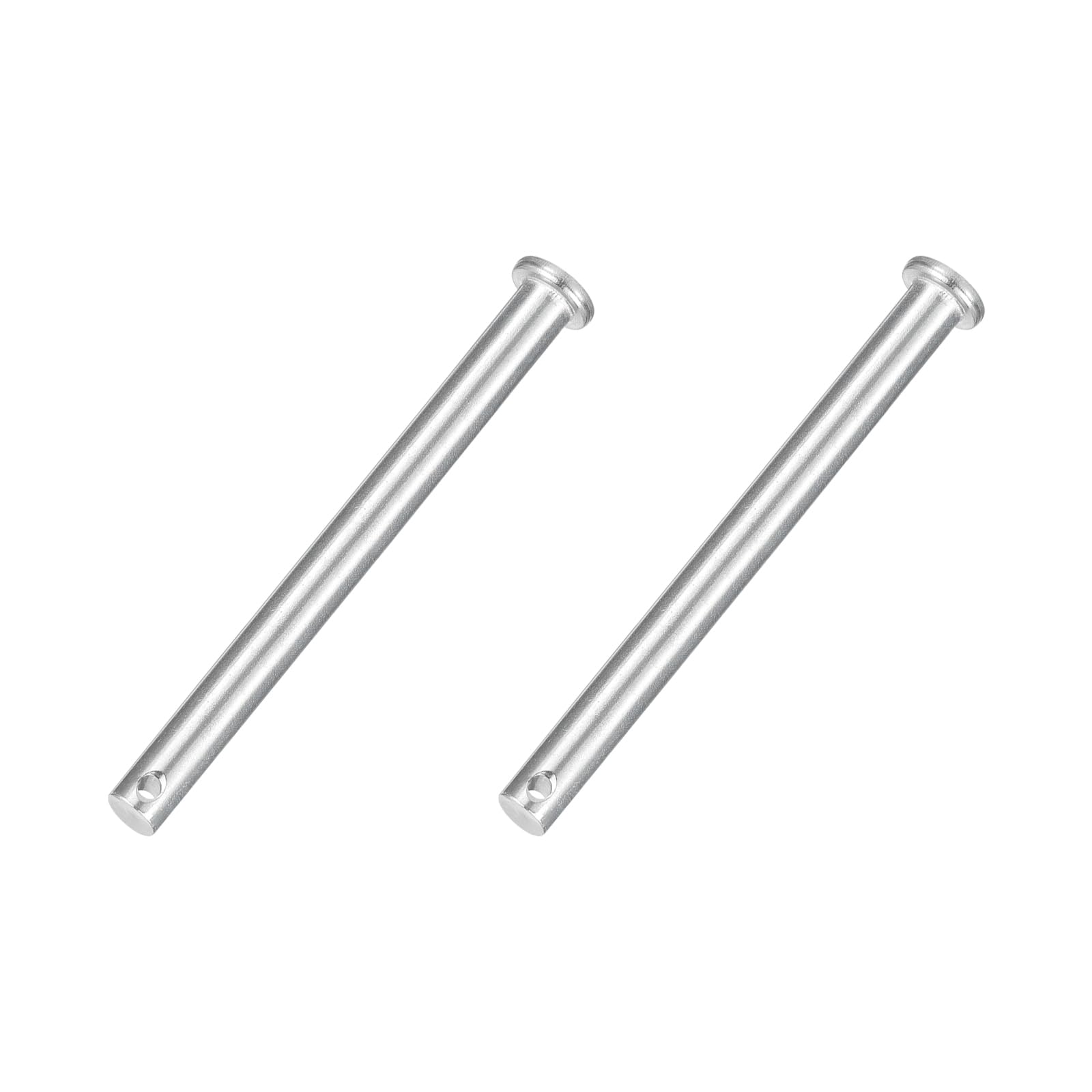 QUARKZMAN 2Pcs M8 x 90mm Perno A Forchetta Monoforo Testa Piatta In Acciaio Inox 304 Per Aggancio Rimorchio Riparazioni Meccaniche Installazione Mobili Attrezzature Industriali