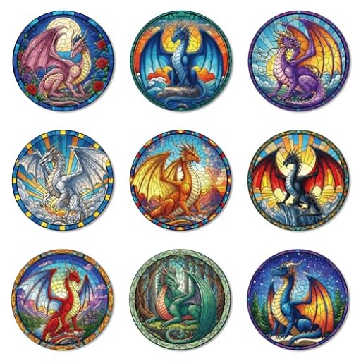 ANATTASOUL 9Pcs Dragón Fantástico Posavasos Madera, Posavasos De Madera, Reutilizables, Redondos, Drink Coasters, Taza para Café, Bar, Cocina, Restaurante | Ya disponible en tu tienda friki favorita! En mundofriki.es! ANATTASOUL 9Pcs Dragón Fantástico Posavasos Madera, Posavasos De Madera, Reutilizables, Redondos, Drink Coasters, Taza para Café, Bar, Cocina, Restaurante | Ya disponible en tu tienda friki favorita! En mundofriki.es!